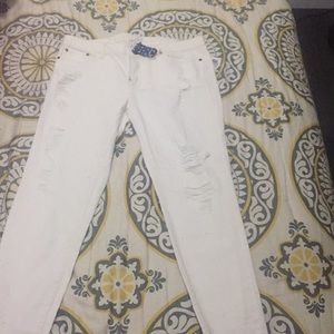 White jeans